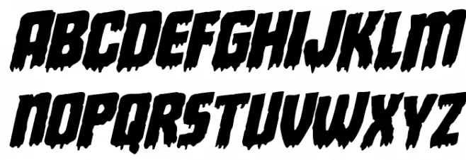 Deathblood Rotalic Fuentes MAYÚSCULAS