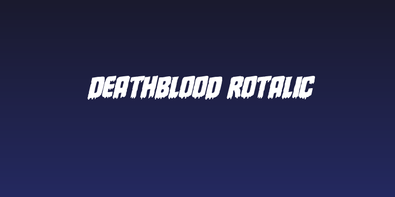Deathblood Rotalic Social Header