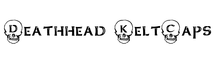 Deathhead KeltCaps Font