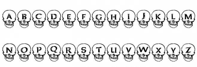 Deathhead KeltCaps 字体 大写