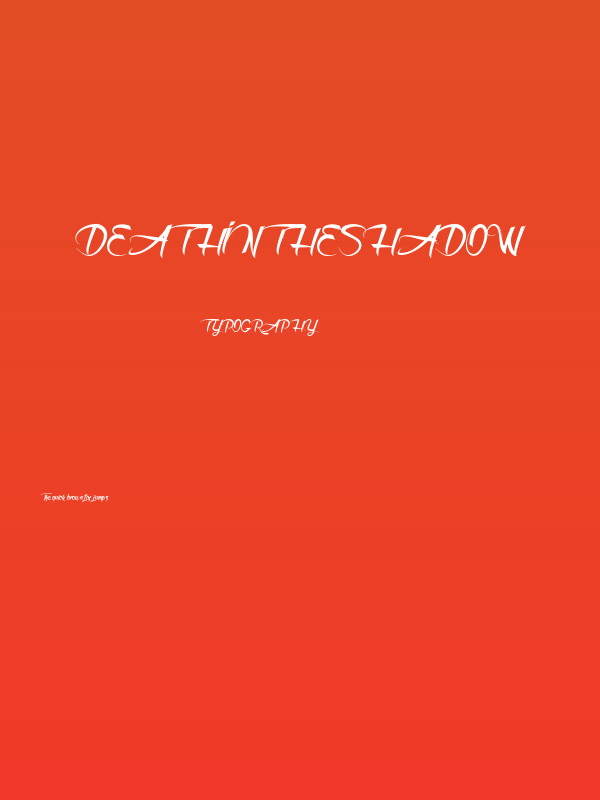 DeathintheShadow Poster