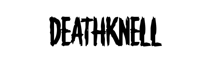 Deathknell  Frei Schriftart Herunterladen