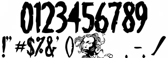 Deathknell Font OTHER CHARS