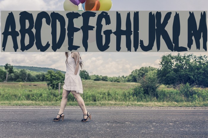 Deathknell Font examples