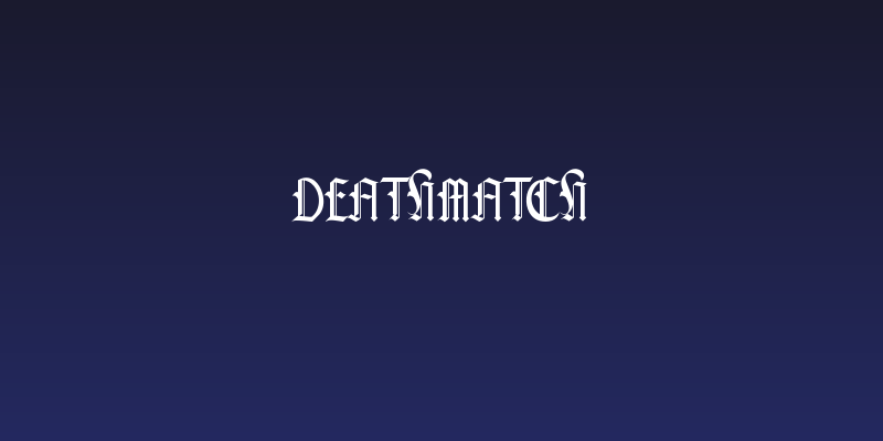 Deathmatch Social Header
