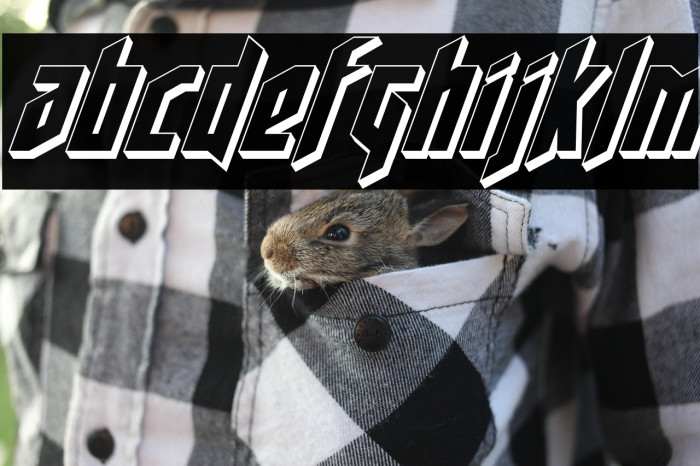 Deathshead 3D Italic Example 1