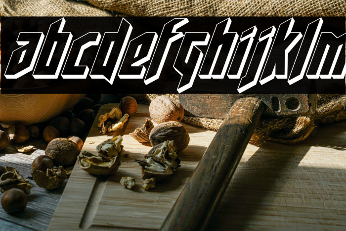 Deathshead 3D Italic Example 2