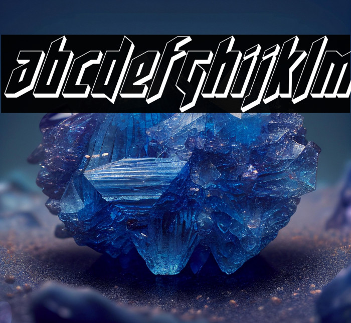 Deathshead 3D Italic Example 3