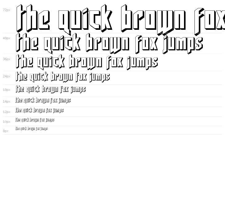 Deathshead 3D Waterfall