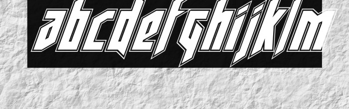 Deathshead Academy Italic Example 1