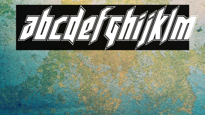 Deathshead Academy Italic Example 2