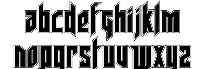 Deathshead Academy Polices MAJUSCULES
