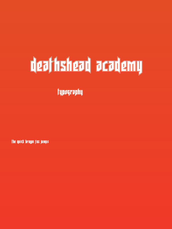 Deathshead Academy Poster