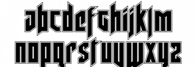 Deathshead Academy फ़ॉन्ट लोअरकेस