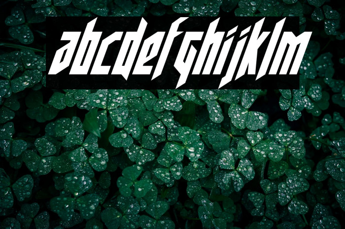 Deathshead Condensed Italic Example 2