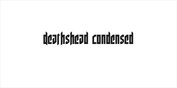 Deathshead Condensed Logo