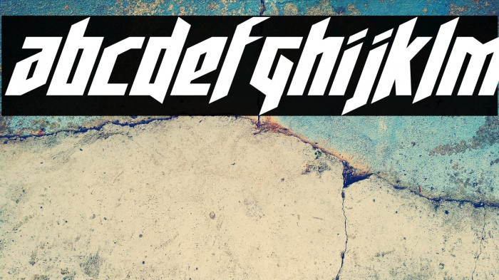 Deathshead Expanded Italic Example 1