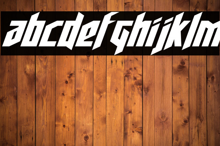 Deathshead Expanded Italic Example 2