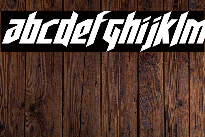 Deathshead Expanded Italic Example 3