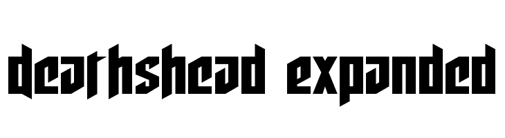 Deathshead Expanded  font caratteri gratis