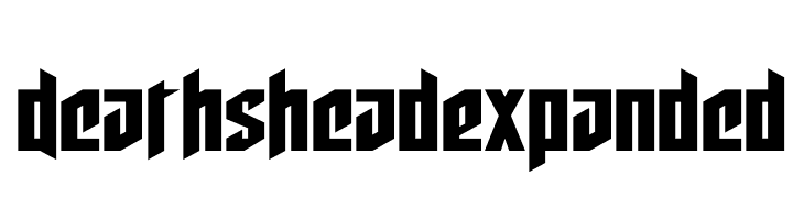 Deathshead Expanded  Fuentes Gratis Descargar
