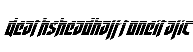 Deathshead Halftone Italic  Fuentes Gratis Descargar