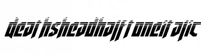 Deathshead Halftone Italic  नि: शुल्क फ़ॉन्ट्स डाउनलोड