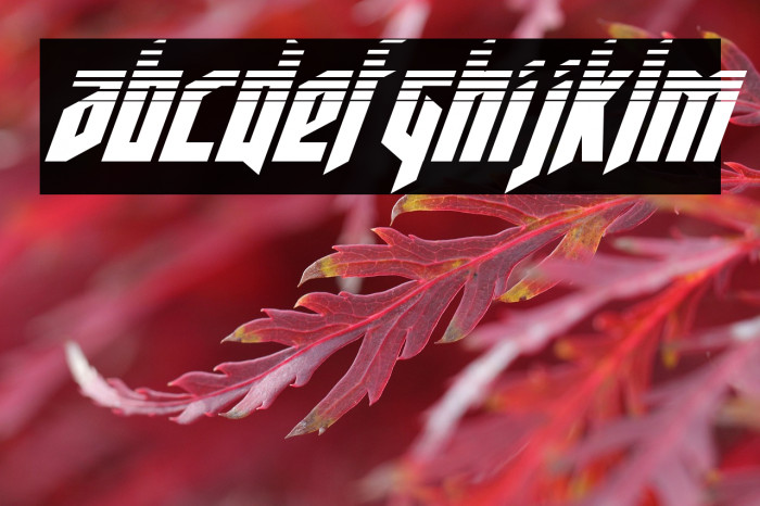 Deathshead Halftone Italic Example 2