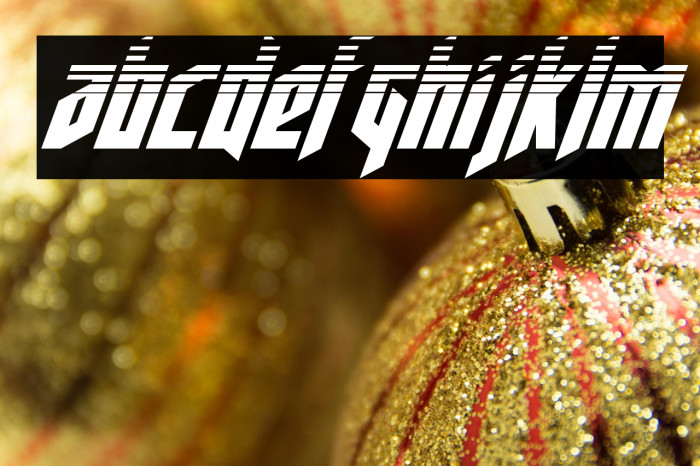 Deathshead Halftone Italic Example 3