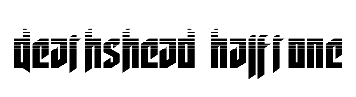 Deathshead Halftone  Free Fonts Download