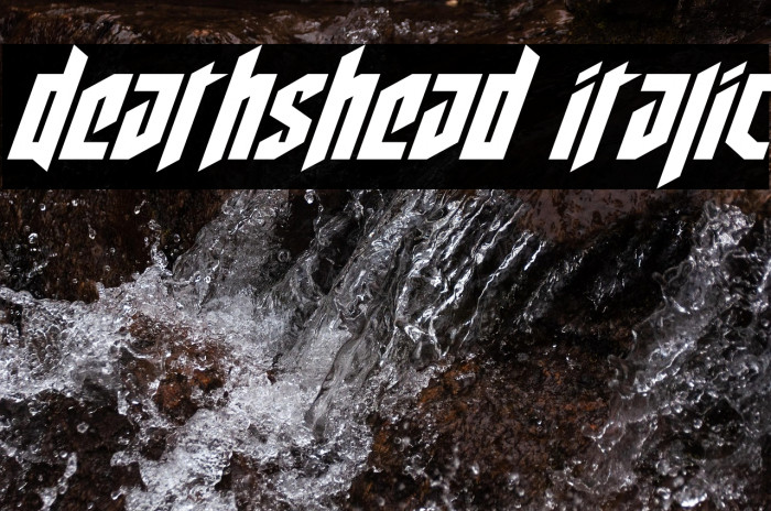 Deathshead Italic Example 3