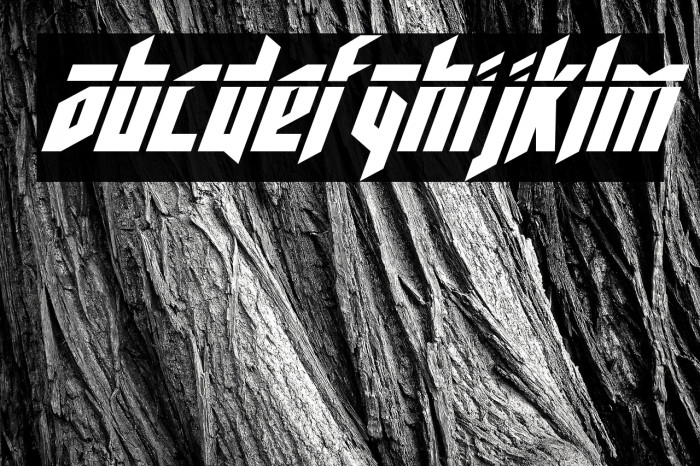 Deathshead Laser Italic Example 1