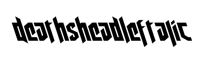 Deathshead Leftalic  baixar fontes gratis