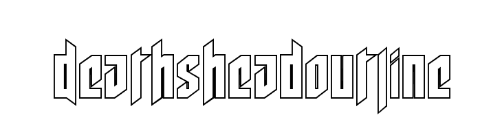 Deathshead Outline  لخطوط تنزيل