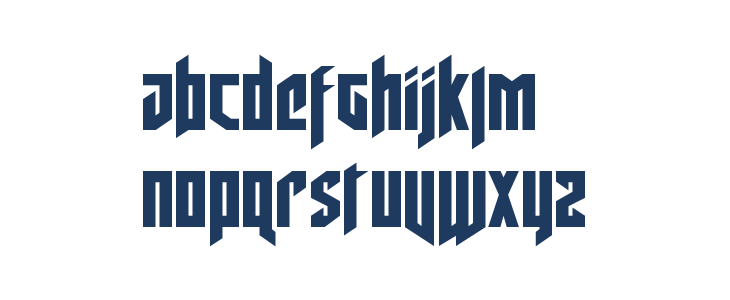 Deathshead Lowercase