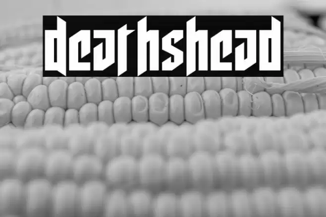 Deathshead Font examples