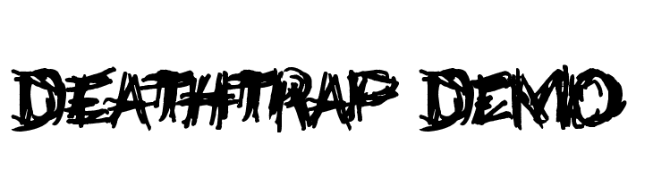 Deathtrap DEMO Font