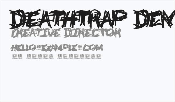 Deathtrap DEMO Business Card