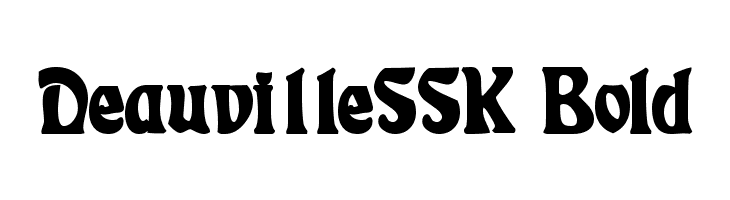 DeauvilleSSK Bold Font
