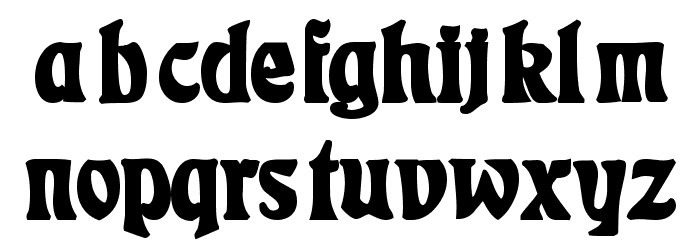 DeauvilleSSK Bold Font LOWERCASE