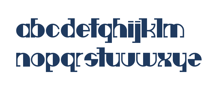 Deavantgar Lowercase