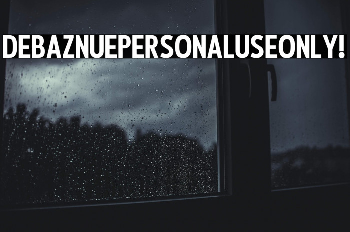 Debaznue PERSONAL USE ONLY! Example 3