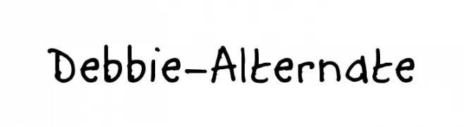 Debbie-Alternate  Frei Schriftart Herunterladen
