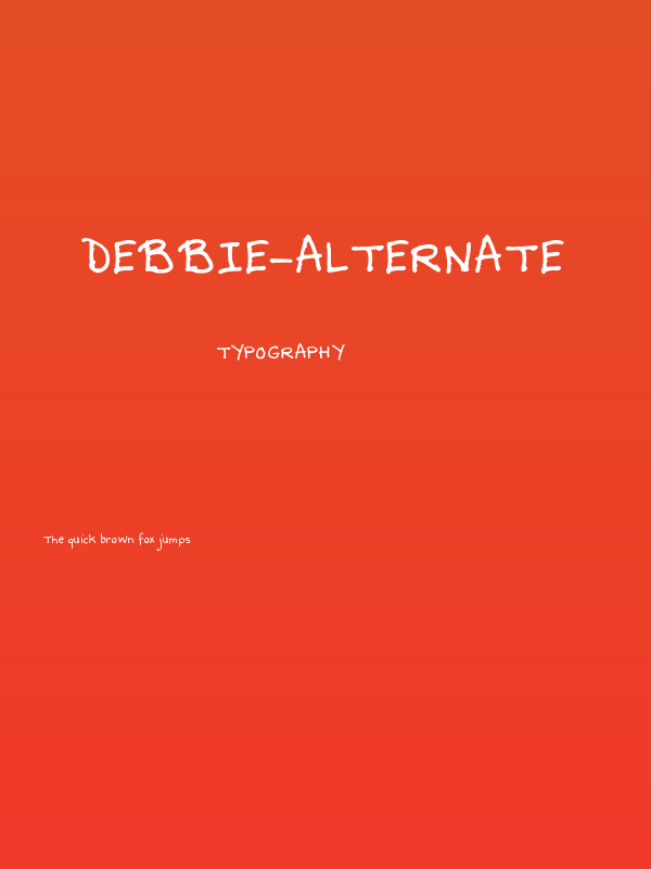 Debbie-Alternate Poster
