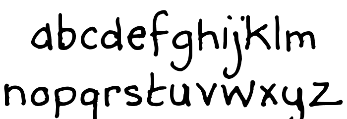 Debbie-Alternate Font LOWERCASE