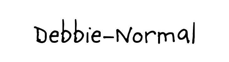 Debbie-Normal Font
