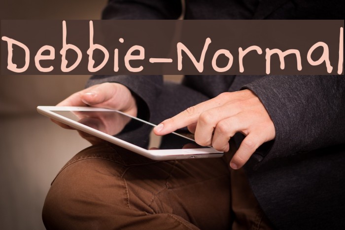 Debbie-Normal Font examples