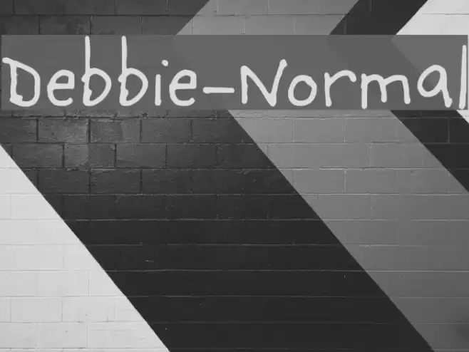 Debbie-Normal خط examples