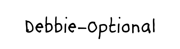 Debbie-Optional  नि: शुल्क फ़ॉन्ट्स डाउनलोड