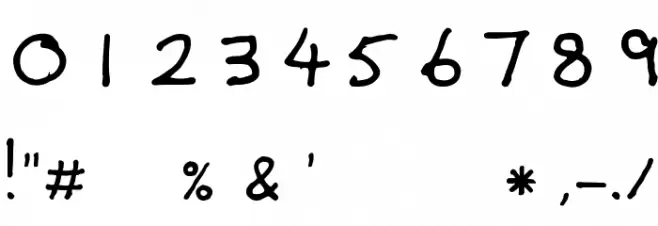 Debbie-Optional Font OTHER CHARS